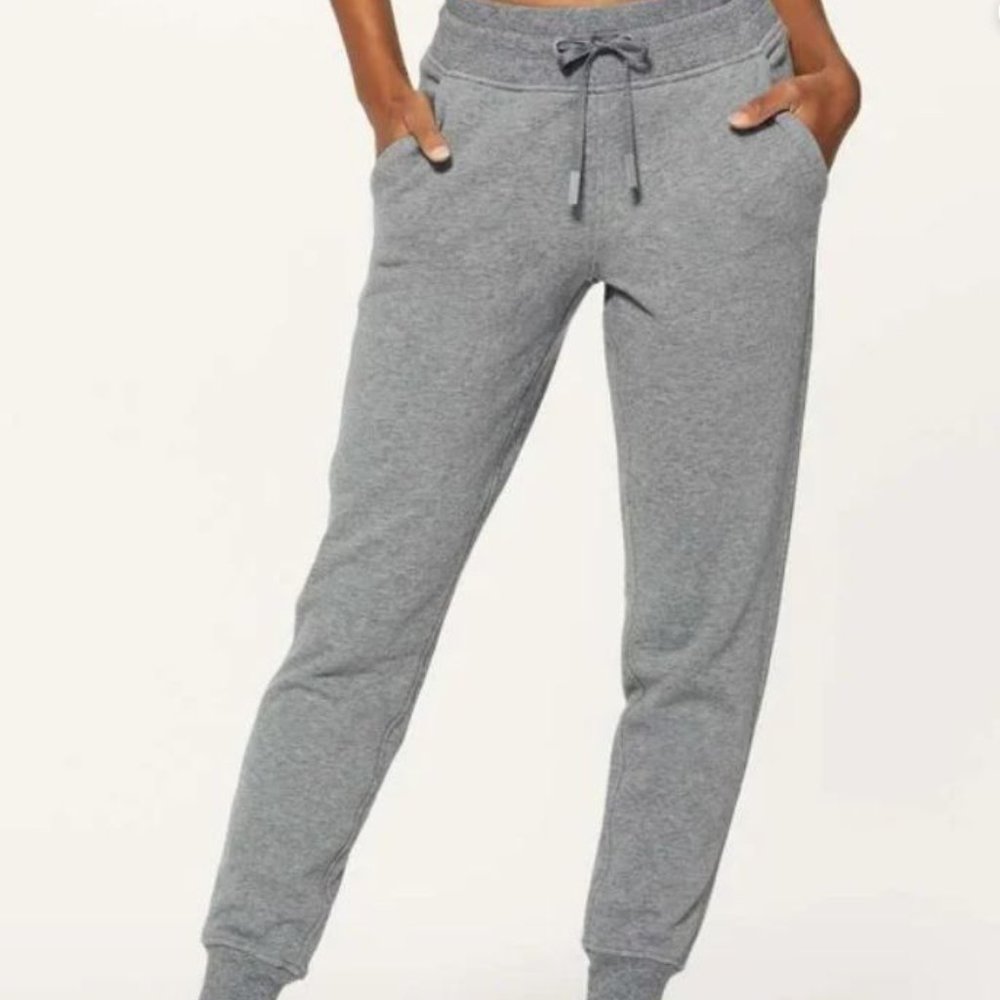 Lululemon | Warm Down Jogger (28") Sweatpants Terry Heathered Medium Grey Size 8